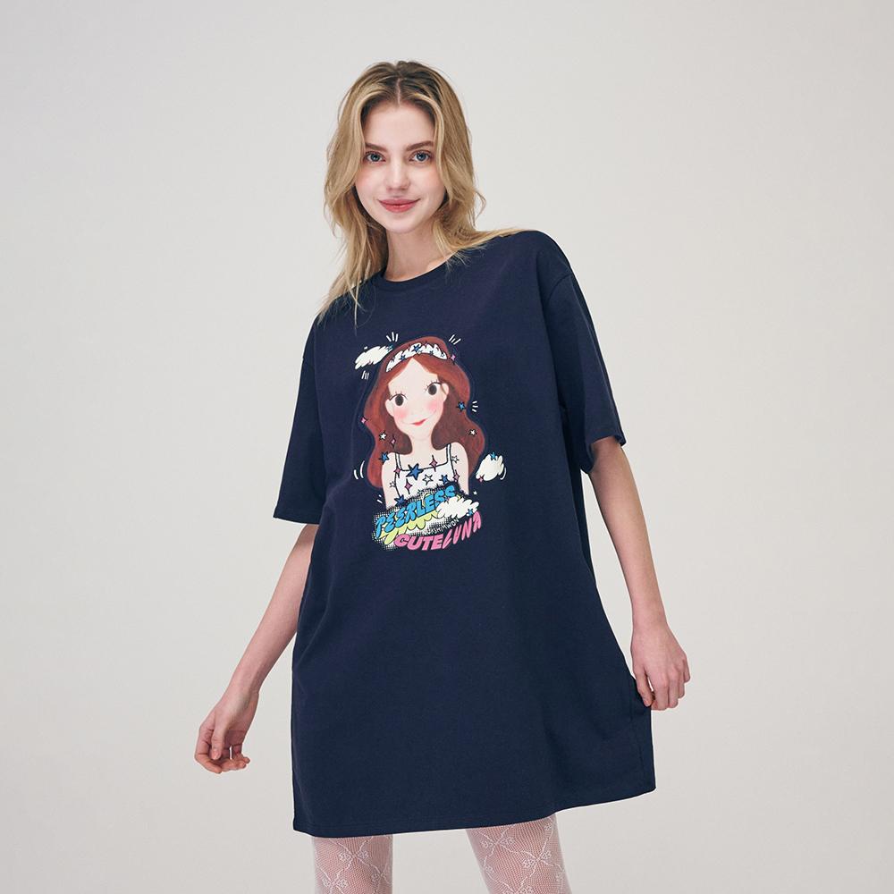 Yugsimwon Color Star Long T-Shirt F Luna