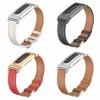Leather Sport Band Metal Case Replacement Wristband for Google Fitbit Air for Men Women