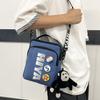 Pánská malá taška s potiskem písmen, taška přes rameno, dámská sportovní crossbody taška