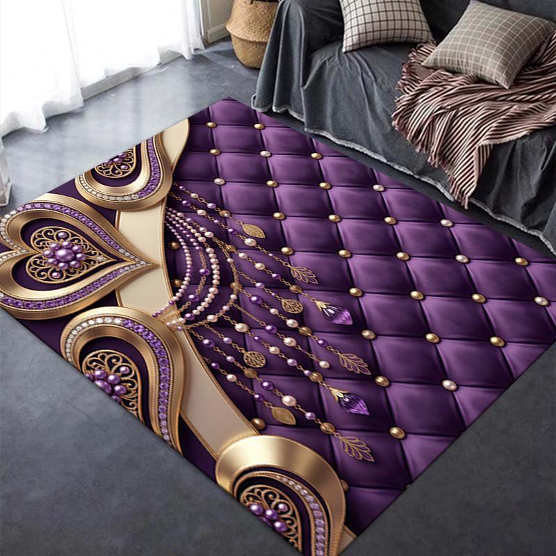 2025 New Gorgeous Heart Carpet Rug for Living Room Bedroom Home Sofa Decoration,Kids Play Non-slip Floor Mat