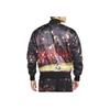 Jordan Locker Lässiger Print Langarm Jacke Herren Oberbekleidung Schwarz DC9655-010
