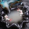Lucky Fish Backflow Stick Incense Burner Mini Incense Stick Holder Ceramic Censer  Home Decoration
