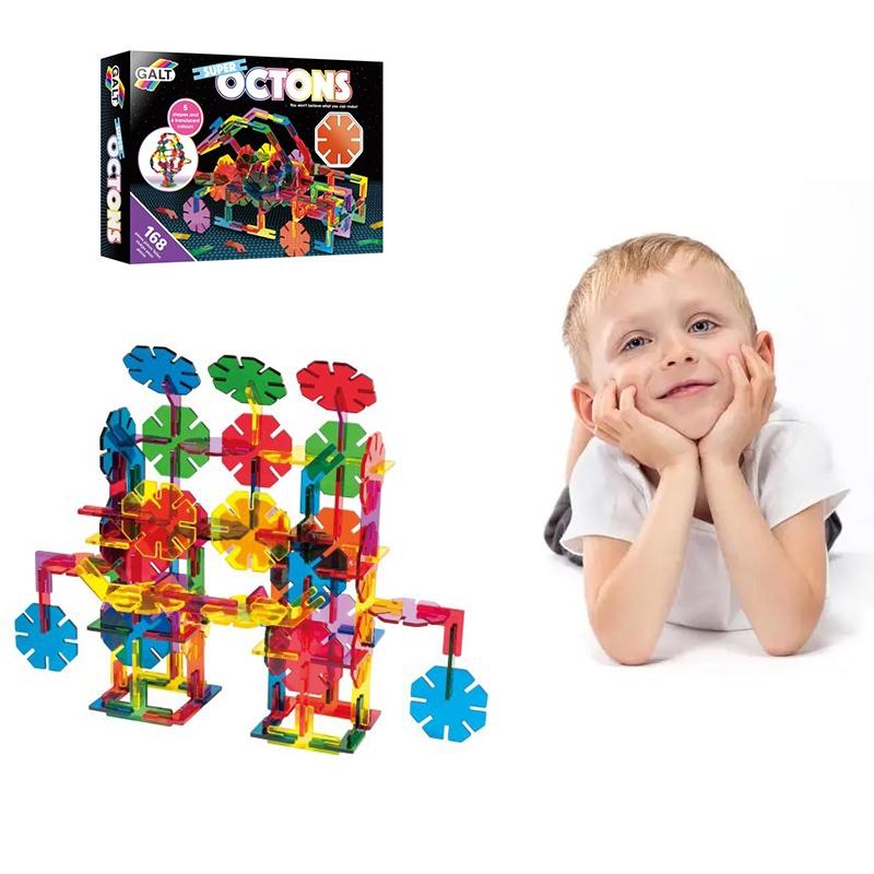 Jeu de Puzzle Géométrique Coloré Avec Matériau Ouvert Pour Enfants Âgés de 3 à 12 Ans Matériau Plastique