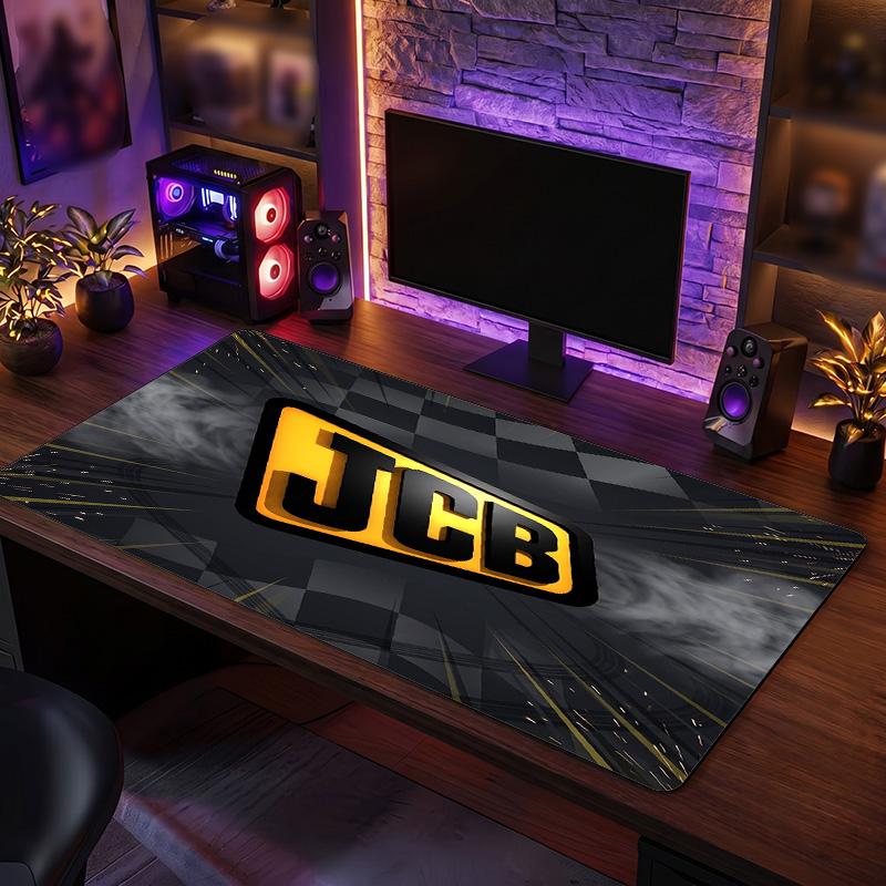 JCB Print Large Mouse Pad Smooth Surface Anti?Slip Desk Mat For Gaming Office Laptop Decoration