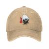 Casual Calimero Cartoon Baseball Cap for Men Women Distressed Denim Animal Bird Outdoor Workouts Adjustable Fit Caps Hat