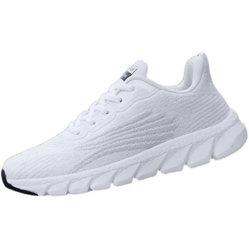 Women's shoes ultra-light soft-soled sports shoes women's casual shoes fly-woven breathable non-slip comfortable running shoes men's light and