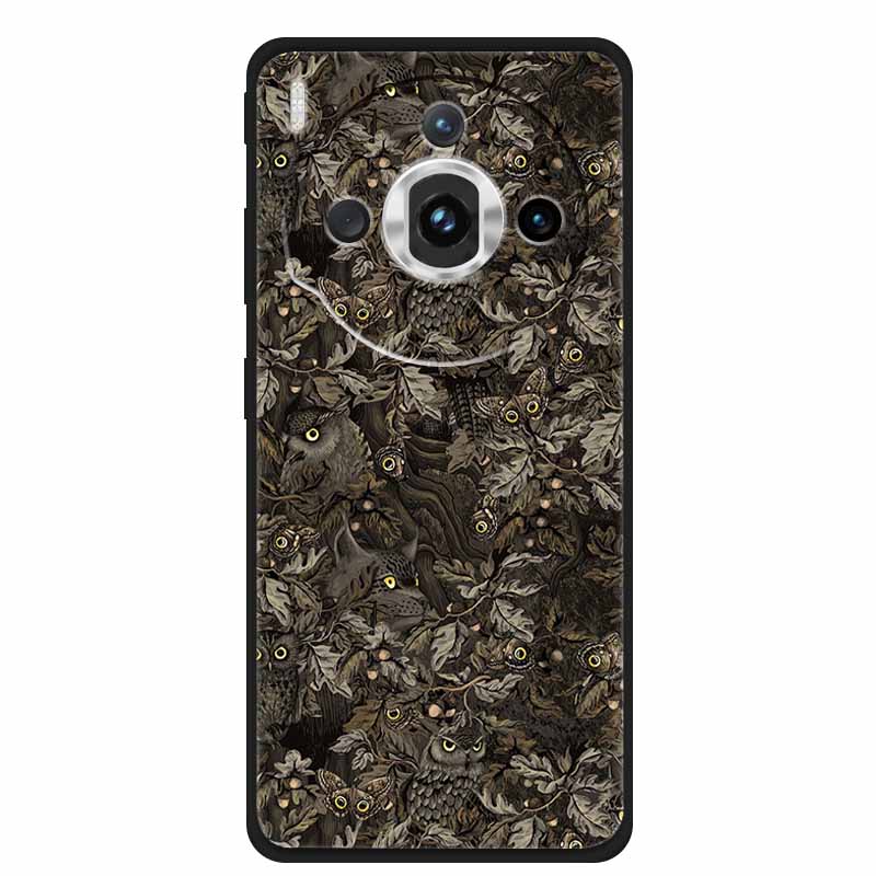 For ZTE nubia Z60S Pro 6.78" Case TPU Soft Black Silicone Painted Cute Cat Starry Cover for Nubia Z60S Pro Luxury Animals Funda