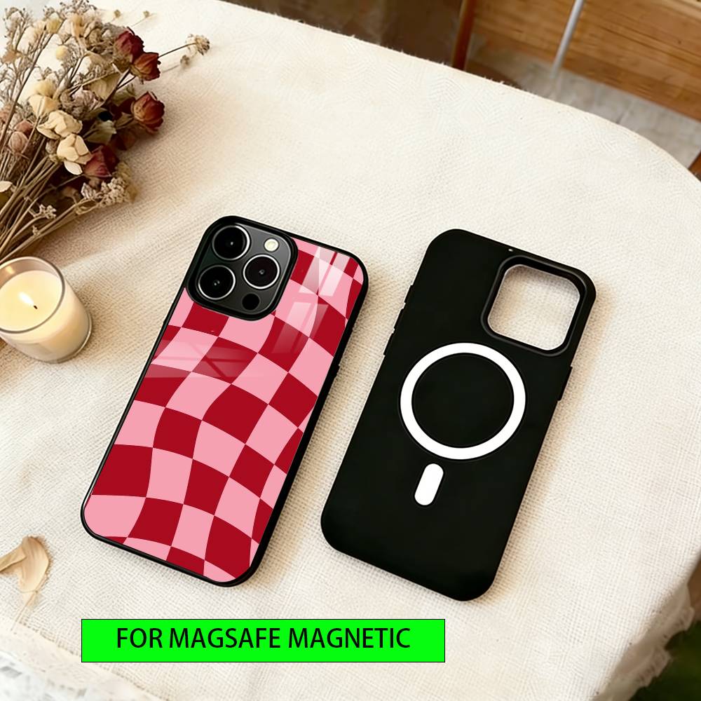 Clean line art Phone Case For iPhone17,16,15,14,13,12,11 Plus,Pro Magnetic with Magsafe Wireless Charging