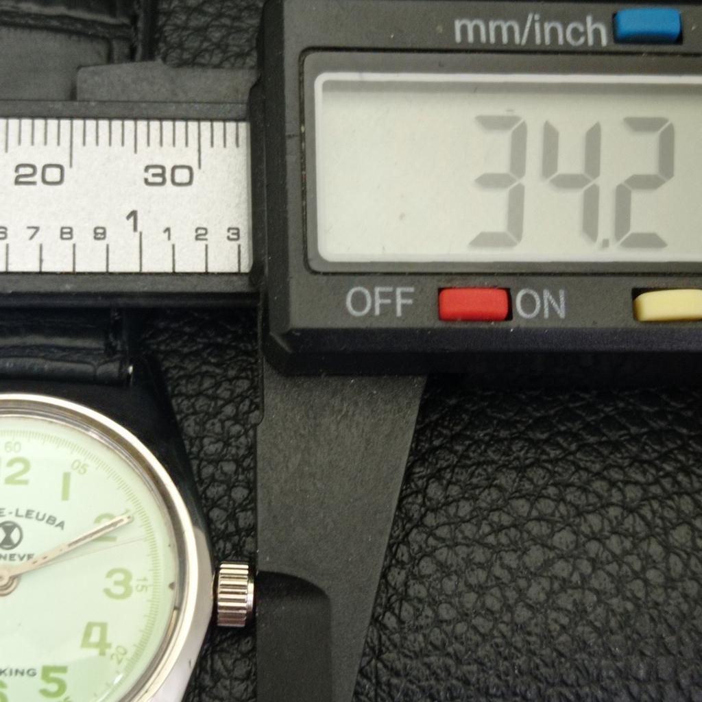 VINTAGE FAVRE LEUBA GENEVE SEA KING 253 HAND-WINDING SWISS MENS WATCH a702016-5 R208-a702016