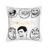 Pillow Cover Trollface Meme Rage Comic Funny Troll Joke Internet  Funny Pillow Case For Living Room Bed Chair Pillowcases