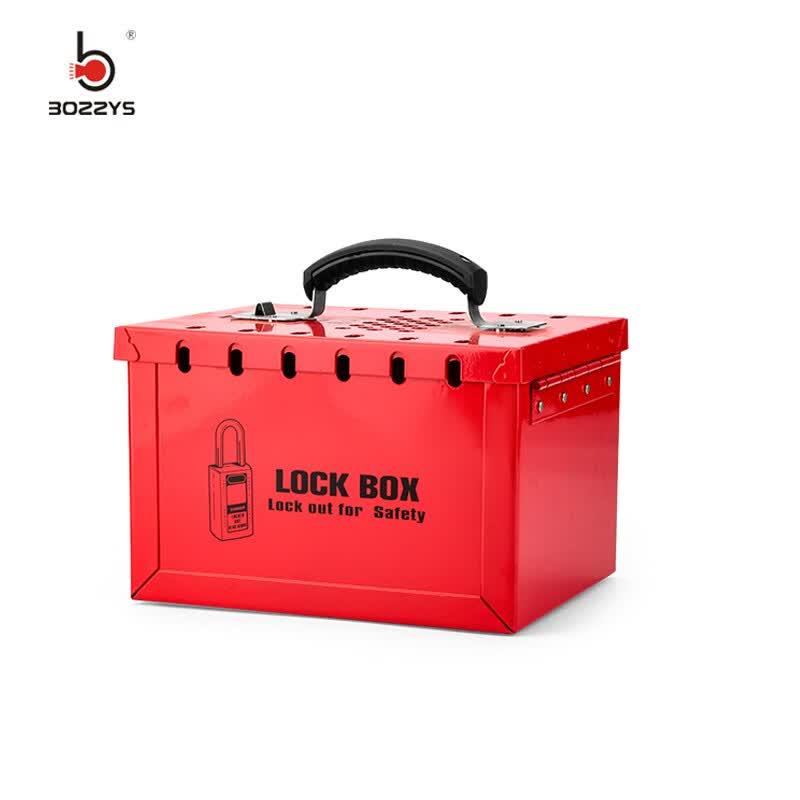 BOZZYS BD-X04 Portable 12-Hole Lockout Safety Box