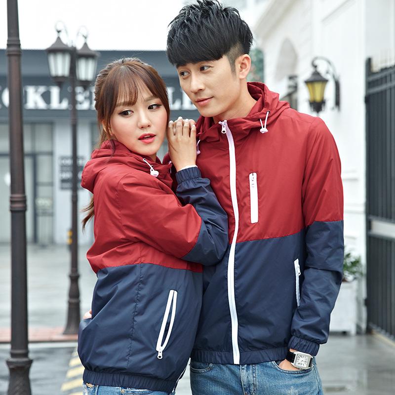 Couple's Trendy Windbreaker Jacket, Men's Coat, Korean Style Fashion, Versatile Casual Clothes, Sun Protection, Thin Men's Clothing