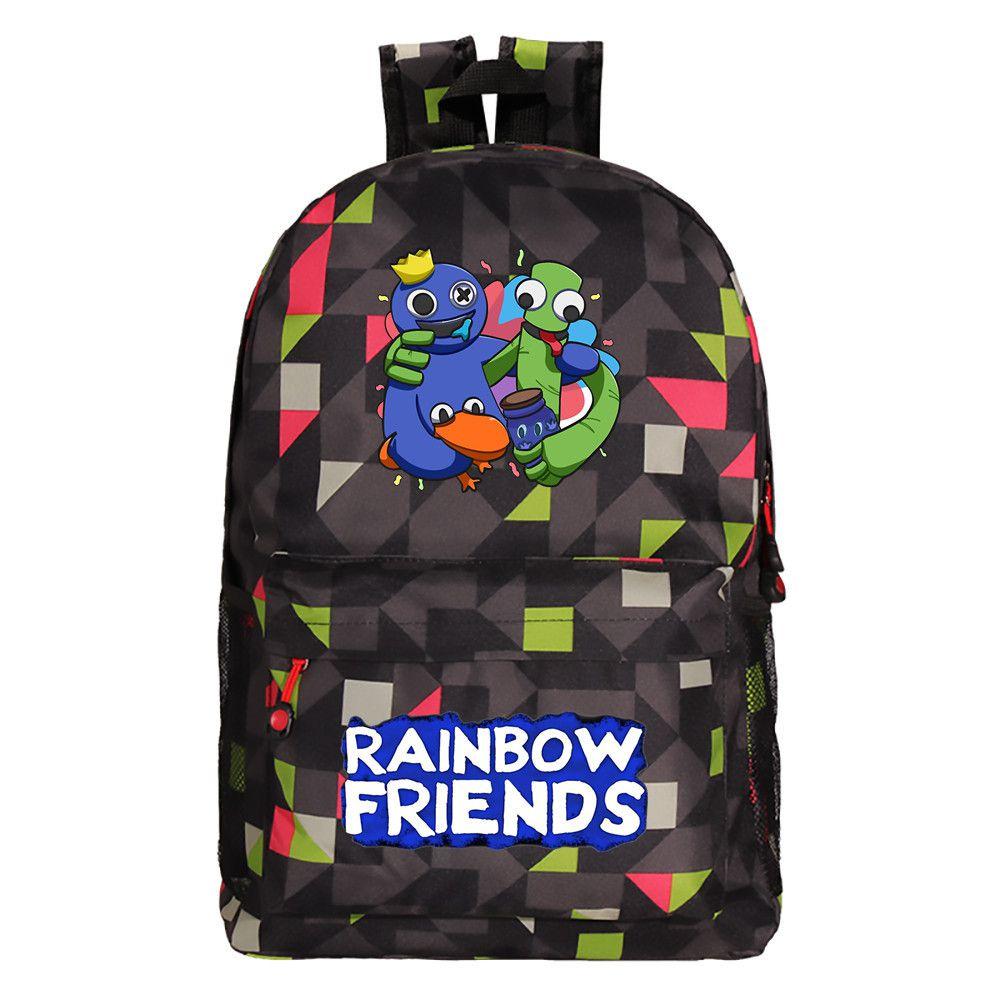 Roblox Rainbow Friends Large Capacity Student Backpack Bag Book