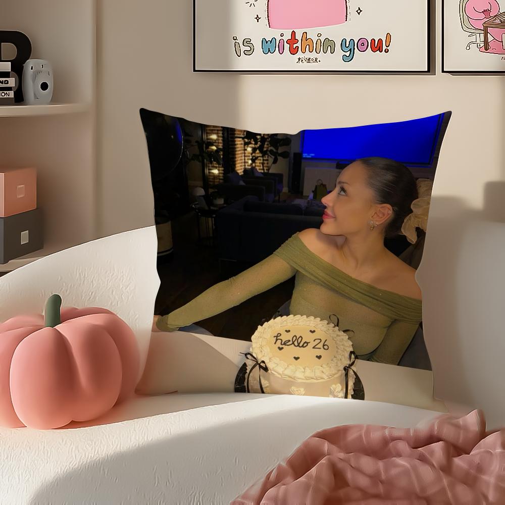 Edgy Rap German Cool Singer AAyliva Cushion Cover Pillowcase Short Plush Invisible zipper Room Sofa Cushion Cover