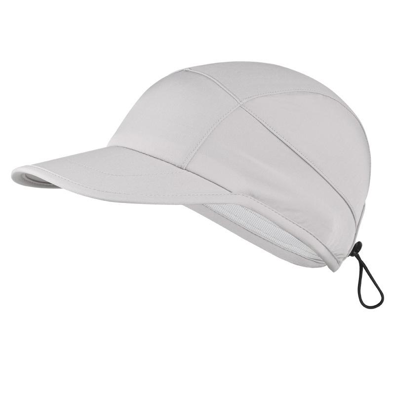 Summer new men's and women's sports caps elastic and cool lightweight running sunscreen caps peaked caps baseball caps