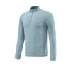 Pánské Rychleschnoucí Oblečení s Dlouhým Rukávem Outdoorové Fitness Tréninkové Tričko Vysoká Elasticita Poloviční Zip Sportovní Tričko