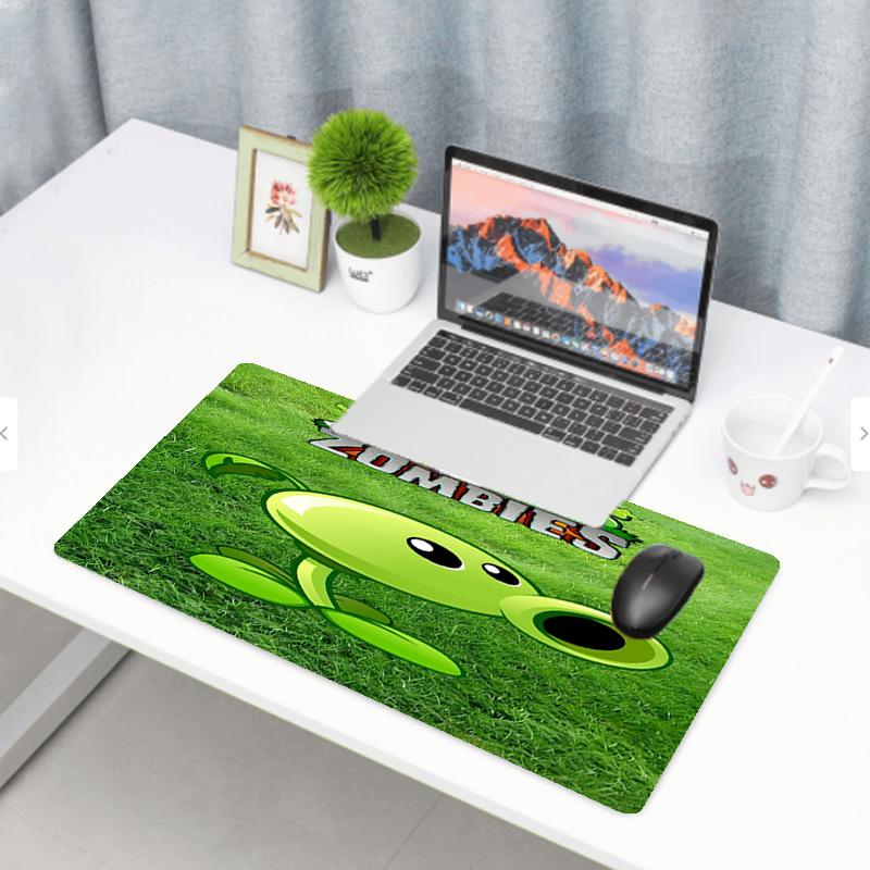 Plants Vs. Zombies Print Mouse Pad, Anti‑Slip Desktop Keyboard Mat, for PC Laptop Gaming Working Daily Use, Cool Festival Surprise Gift