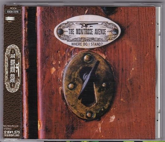 

CD MONTROSE AVENUE - Where Do I Stand ESCA7276PROMO Epic 1998 Japan ObiRock Used
