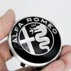 Car Stickers For Alfa Romeo 4PCS Car Wheel Center Hub Caps Cover For Alfa Romeo Giulia Stelvio Giulietta 156 159 147 Mito Tonale