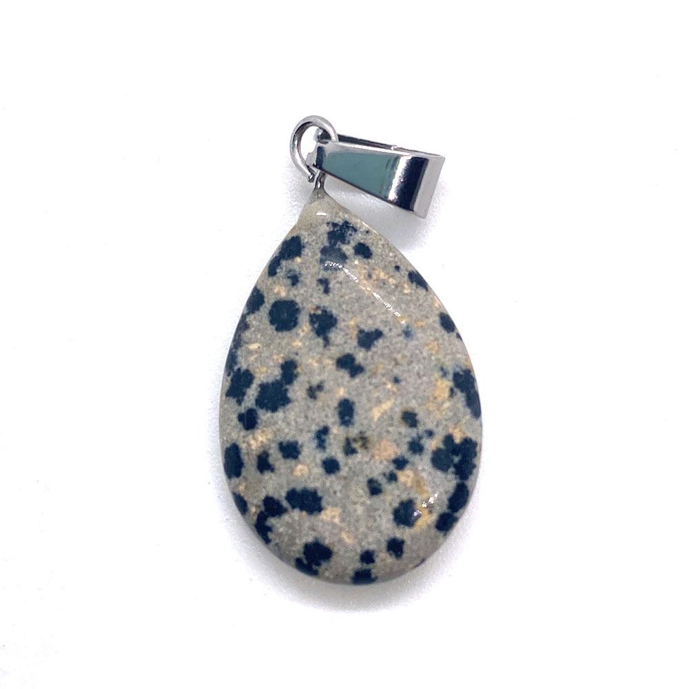 Opal Teardrop Pendant, 17x27mm Stone, Single Hole Melon Seed Buckle, DIY Necklace Jewelry Accessory