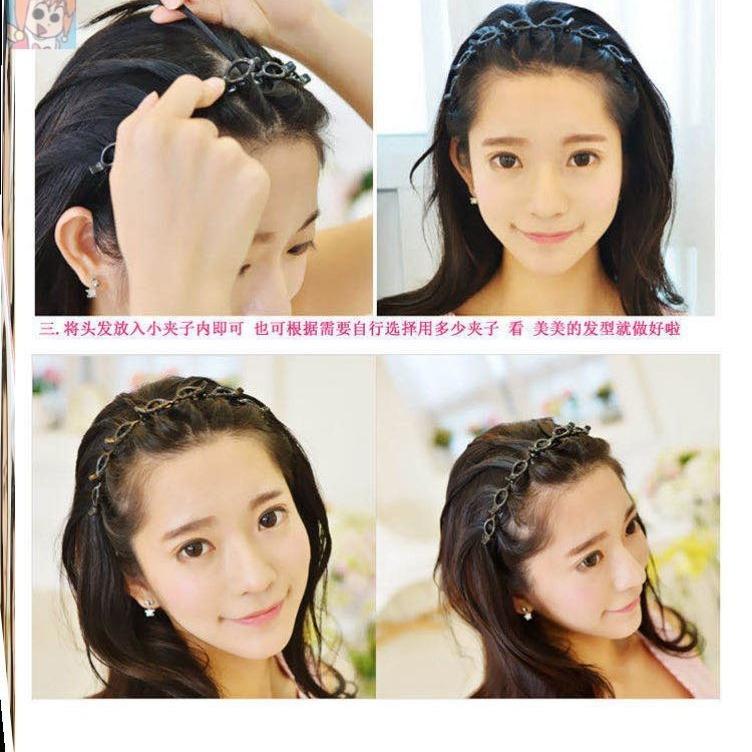 Korean Version of The Style Double-layer Bangs Clip Plate Headband Hairpin Hair Accessories