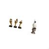 Resin Thinker Parrot Abstract Art Sculpture Tabletop Decoration for Office Living Room Bookshelf