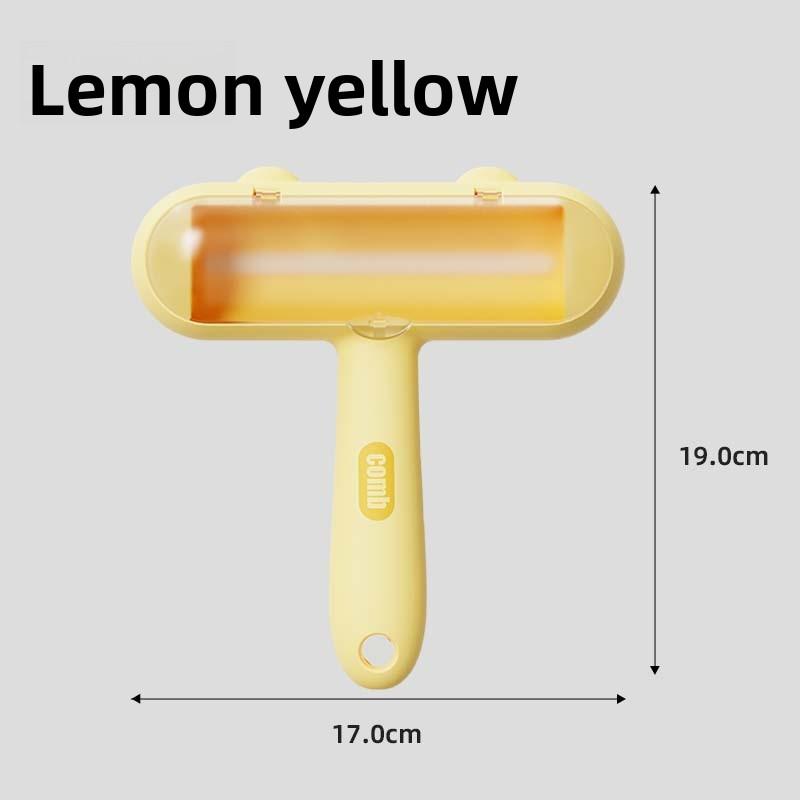 Pet Hair Remover - Cat Hair Comb - Cat Fur Brush - Hair Cleaning Gadget - Electrostatic Adsorption Hair Removal Brush жёлтый