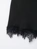 Women's Autumn Pure Desire Lace Trim Spaghetti Strap Dress