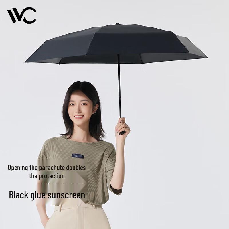 VVC VGY4S206 Portable 5-Fold UV Protection Capsule Umbrella