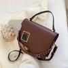 Simple Single Shoulder Bag Korean Style Small Square Bag Trendy Woman's Crossbody Bag  Party