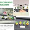 4 PCS Cute Mini Cactus Figurines, Automotive Dashboard Cute Decoration, Car Mini Plants Ornament for Car Dashboard, Office Desk, Home Shelf (Green)