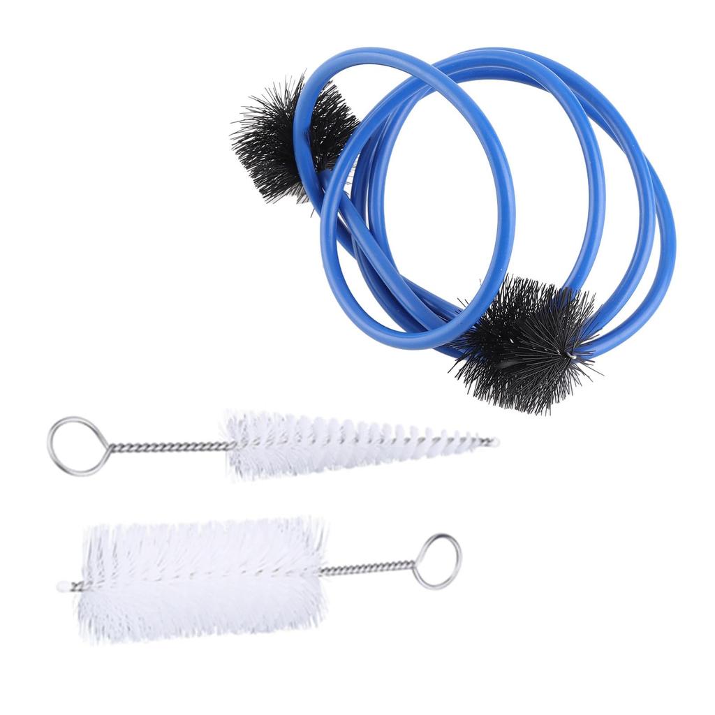 Trumpet Instrument Cleaning Dilwe Instrument Brush Trumpet Cleaning Brush Care Lightweight Convenient Instrument Cleaning 3in1 Brush Maintenance Kit