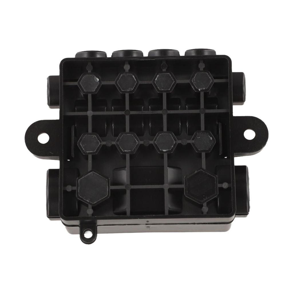 Multi Circuit Fuse Box for 12V/24V Applications 5 Way Power Protection with Secure Mounting Holes and Enhanced Safety Features