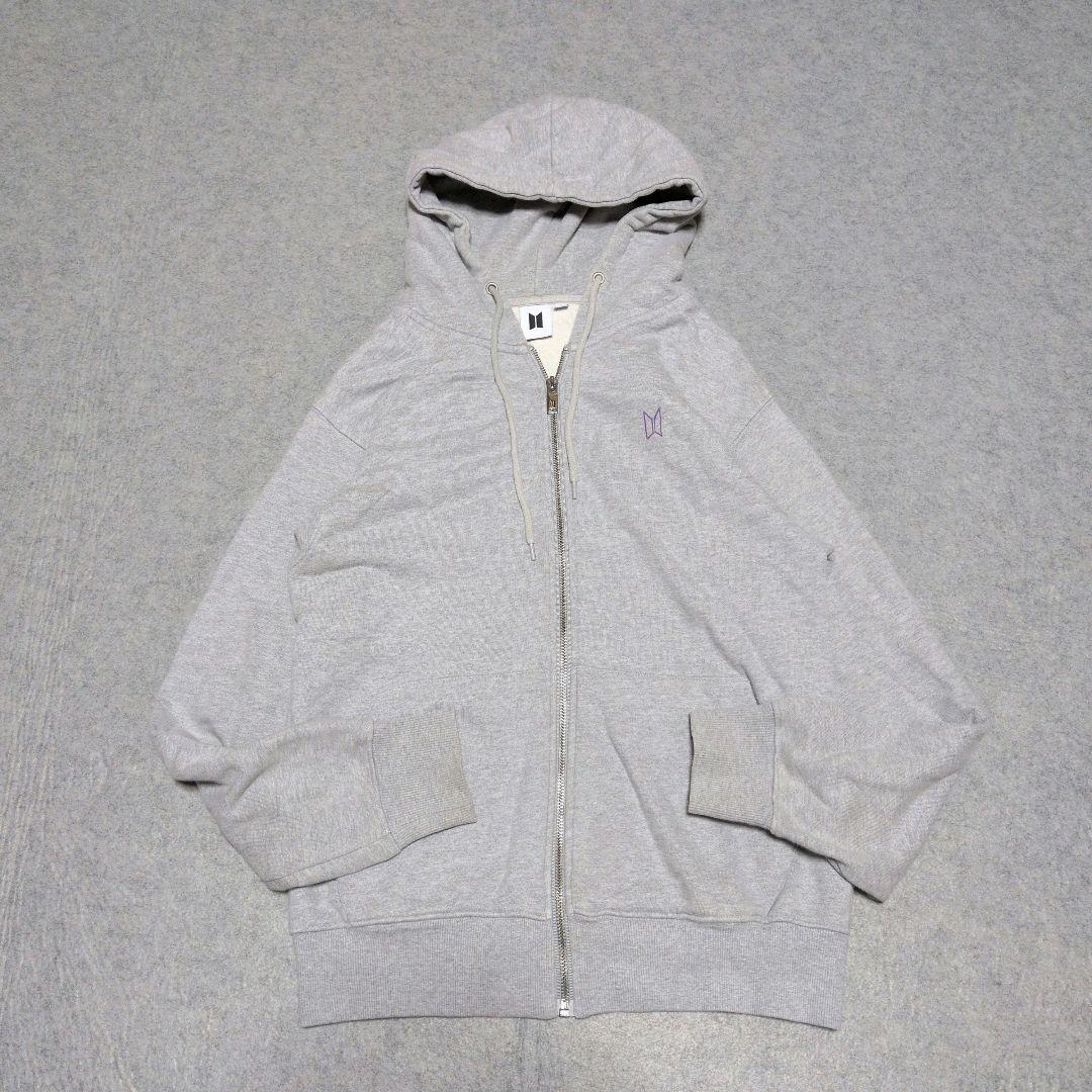

[USED] Rare BTS Pop Up Space of BTS Official Hoodie, Light Gray
