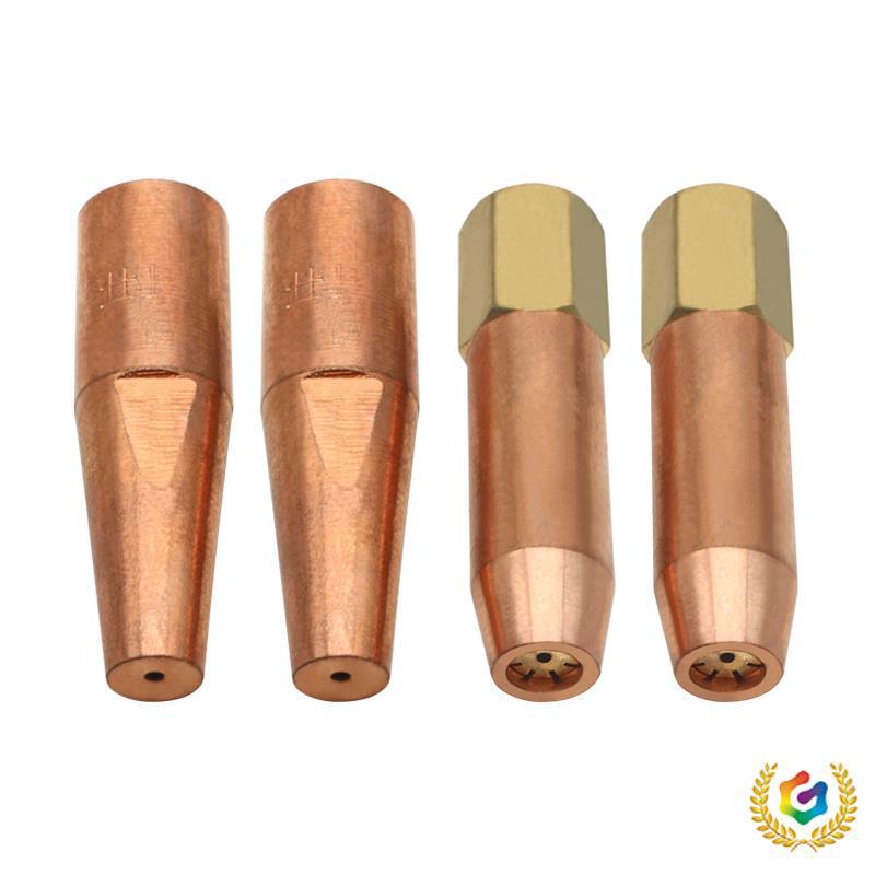 All-Copper Plum Blossom Welding Nozzle: Acetylene/Propane/LPG Torch Head with Oxygen Ring, Sizes 6 & 12