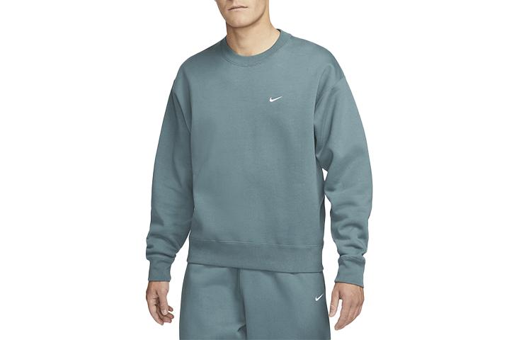 Nike Sweatshirts Men's Dark Green Crew Neck Moderate Regular DA0318-387