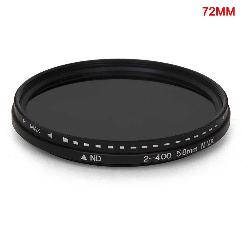 Digital SLR  Camera Filter Dimmer Fader Variable ND Filter Adjustable ND2 To ND400 Neutral Density for Camera Lens 37-82mm