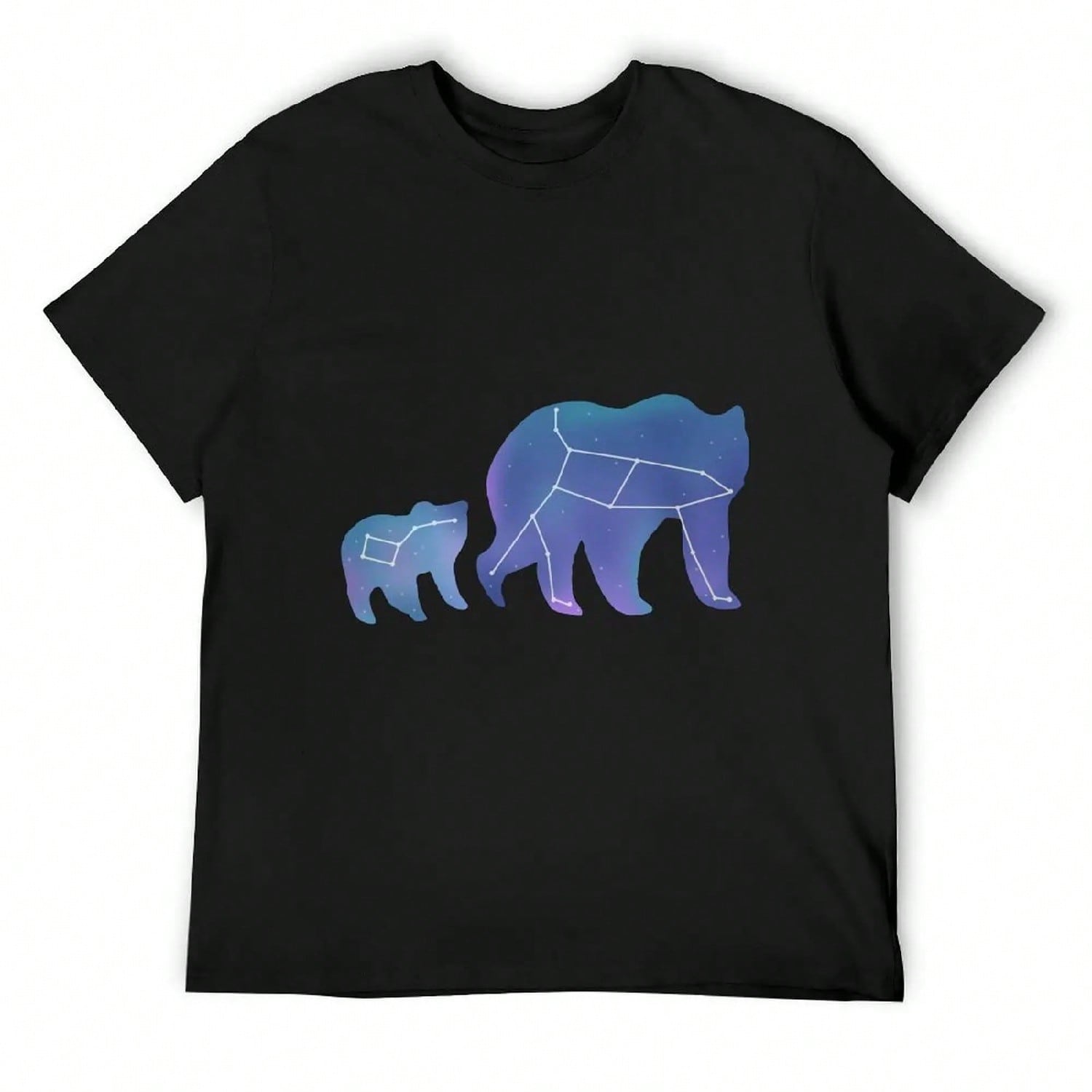 Ursa Major And Minor - Digital T-Shirt Funny Costumes Aesthetic Clothing unisex Workout Shirts S