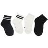 5 Pairs Student Sports Socks Cotton Soft Long Tube Socks Absorbing Sweat Girls Boys Baby Black White Tube Socks 1-13 Years