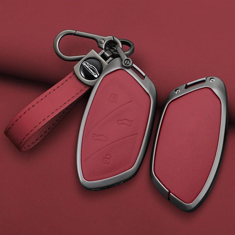 Zinc AlloyCar Key Case Cover Shell For Roewe RX5 I6 I5 RX3 RX8 ERX5 Ang MG ZS EV MG6 EZS HS EHS MARVEL X MARVEL R Electric 2021