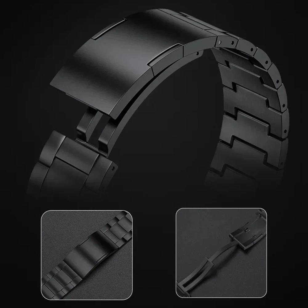 Titanium Band For Huawei Watch GT5 46mm gt 5 4 3 Pro 46MM 2e Metal Bracelet for Samsung Galaxy Gear S3 3 45mm Men Strap Correa