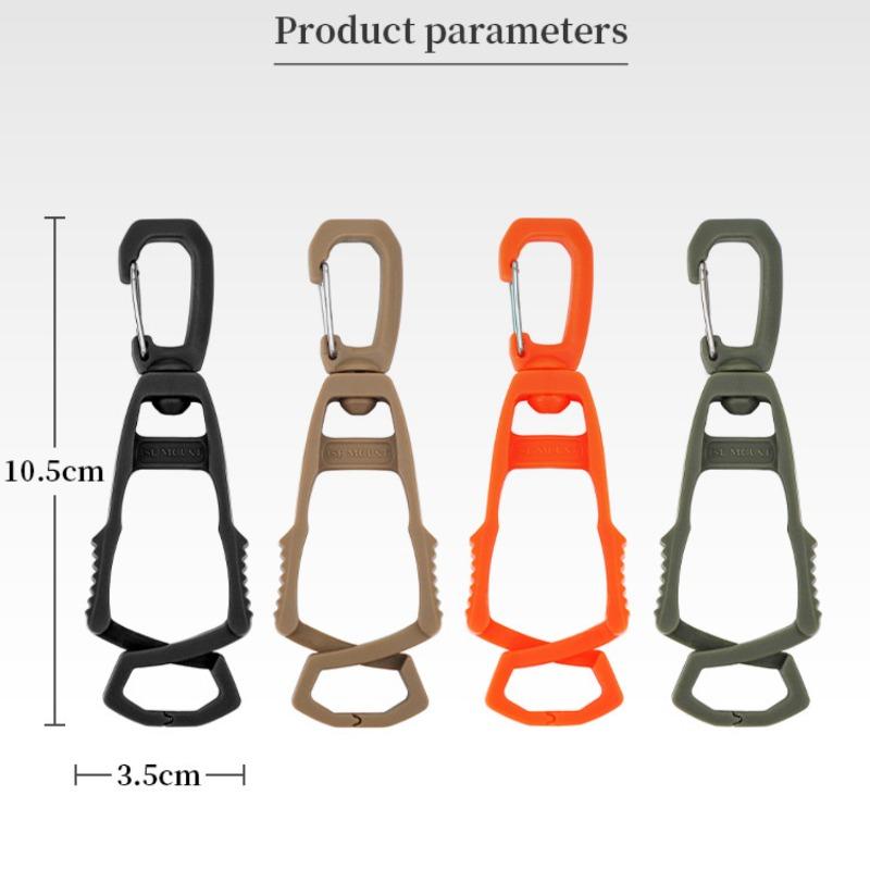5pcs MultiPurpose Hook Plastic Clip Portable Polyoxymethylene Labor Protection Glove Clip Glove Anti Loss Clip Mountain Climbing