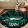 Philadelphia Eagles Night Game Round Mat, Anti-slip Circle Carpet Chair Rug For livingroom,Bedroom, Doormat Home Decor Gift Christmas Gifts
