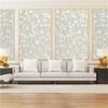 Off-white Leaves Peel and Stick Wallpaper White Color Contact Paper Stripe Self-Adhesive Wallpaper Removable Waterproof Decor