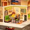 ROBOTIME Rolife 3D Puzzle Super Creator Hong Kong Bites Cafe DIY Miniature House (DW021) | 1:24 Scale