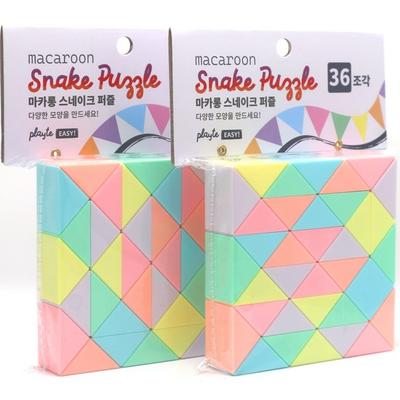 Playte macaron hadí puzzle 36 dílků 2p, Korejské populární puzzle