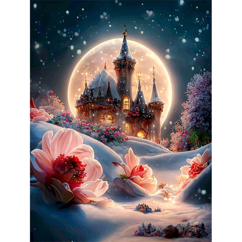 5d Diamantová malba Zimní sady Scenérie Diy Diamantové vyšívání Křížovým stehem Mozaika Umělecký dárek Domácí dekorace