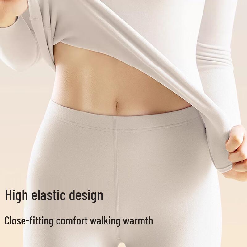 FitonTon Women's Fleece-Lined Thermal Underwear Set