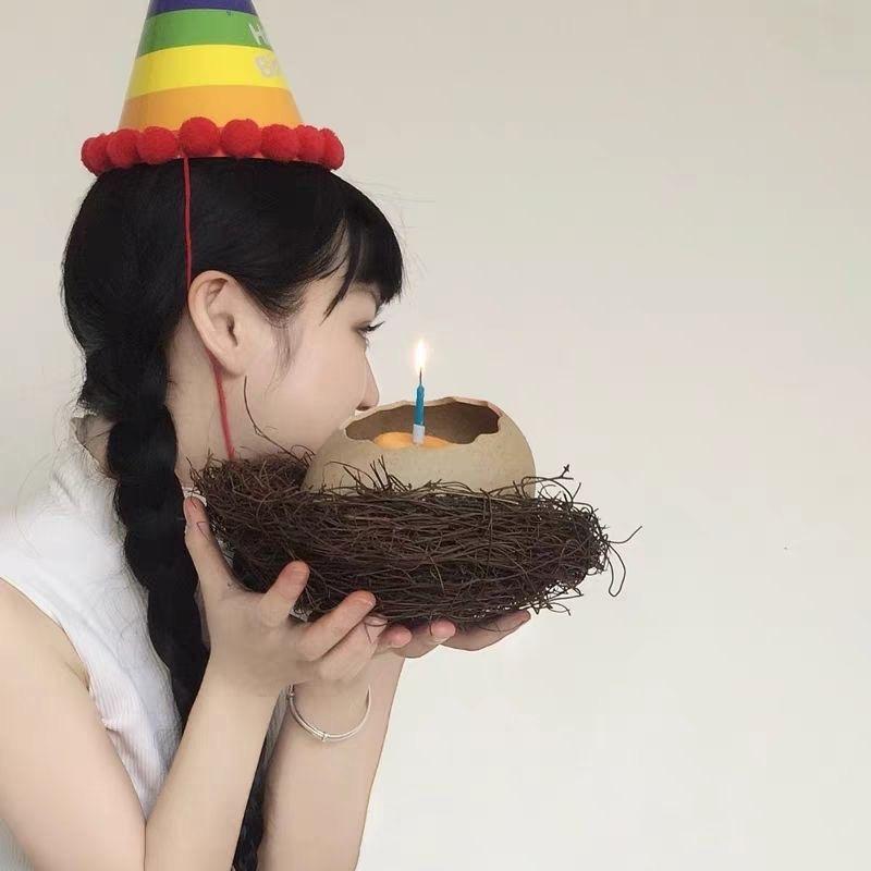 Creative INS Ceramic Eggshell Bird’s Nest Bowl – Ramen, Dessert & Snack Bowl