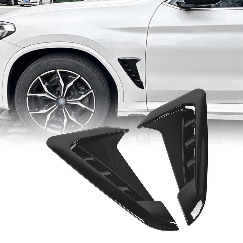 1 P  Side Vent Trim Left Right Car Mudguard Side   Vent Cover Sticker Decor for X3 G01 X4 G02 M Sport